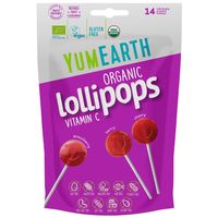 Yum Earth Organic Vitamin C Pops - Strawberry, Cherry and Raspberry